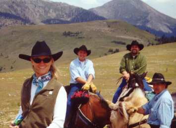 Happy Riders on Hamilton Mesa